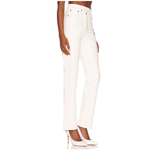 NWT Agolde Criss Cross Vegan Leather Pants - 26 - Picture 3 of 10